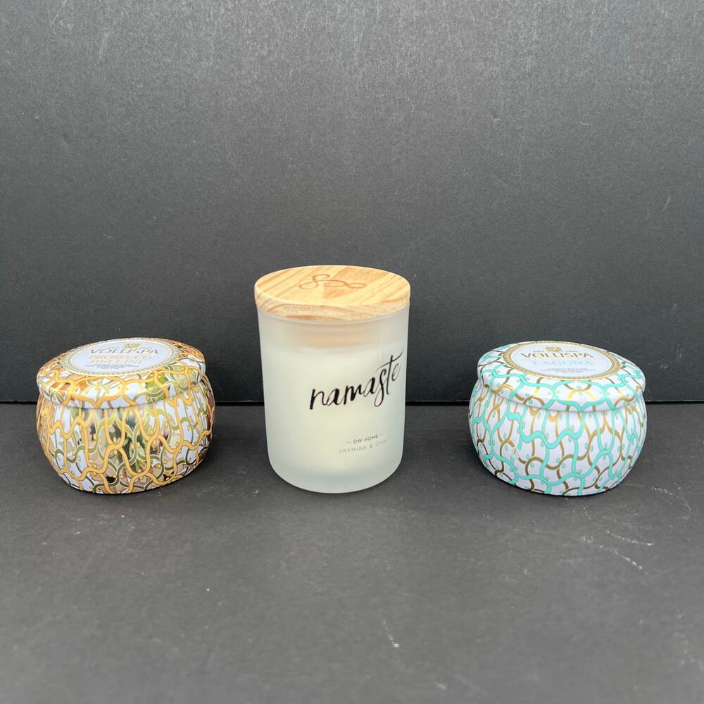 Voluspa and DW Home Namaste candles
